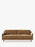 Swoon Rieti Large 3 Seater Sofa, Easy Velvet Biscuit