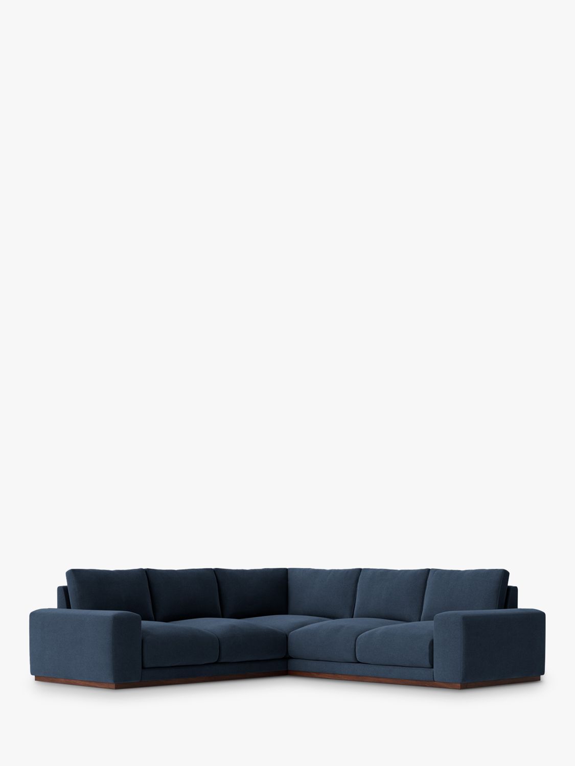Denver Range, Swoon Denver Grand 5 Seater Corner Sofa, Smart Wool Indigo