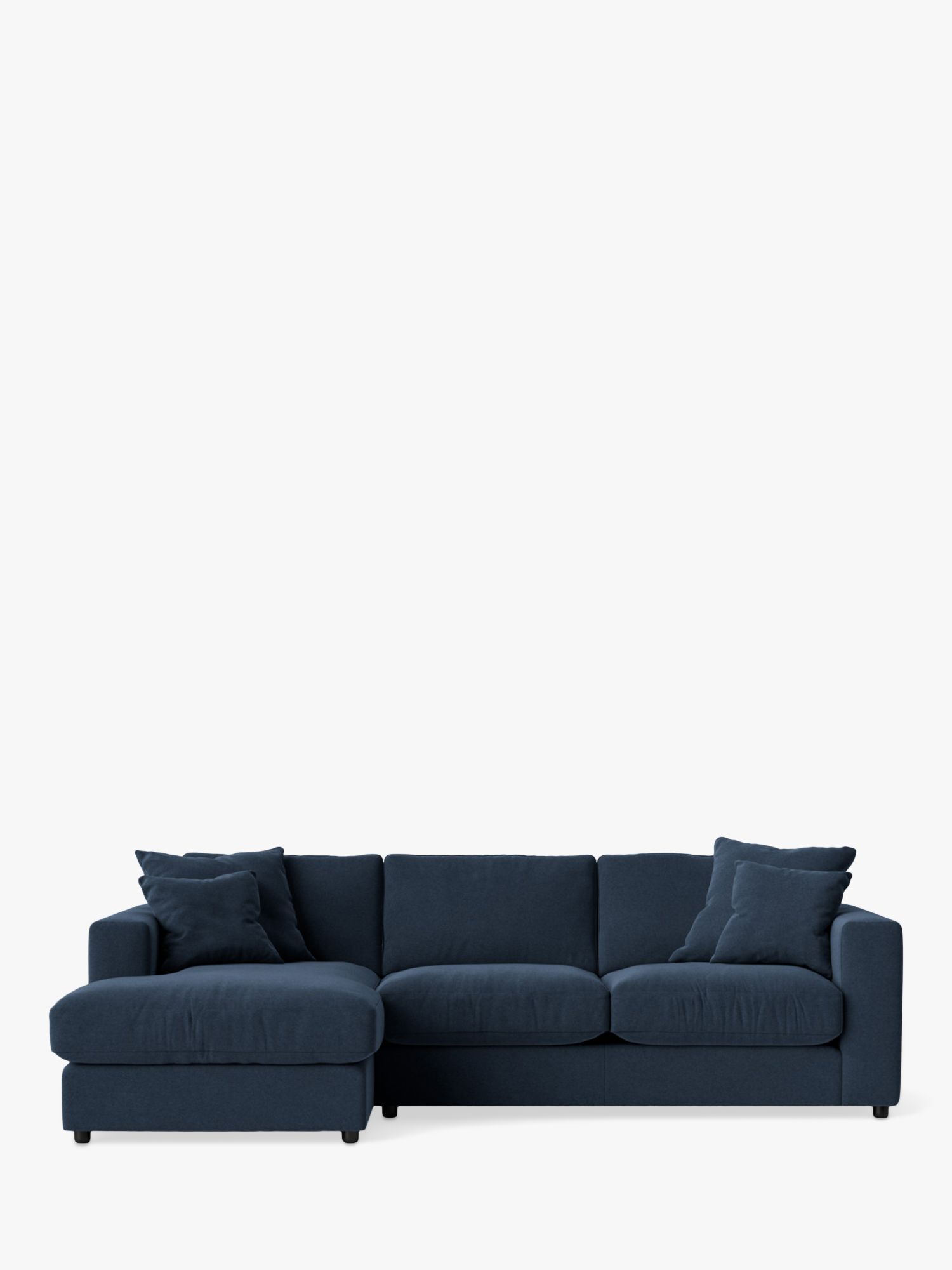 Althaea Range, Swoon Althaea Grand 4 Seater LHF Corner Sofa, Smart Wool Indigo
