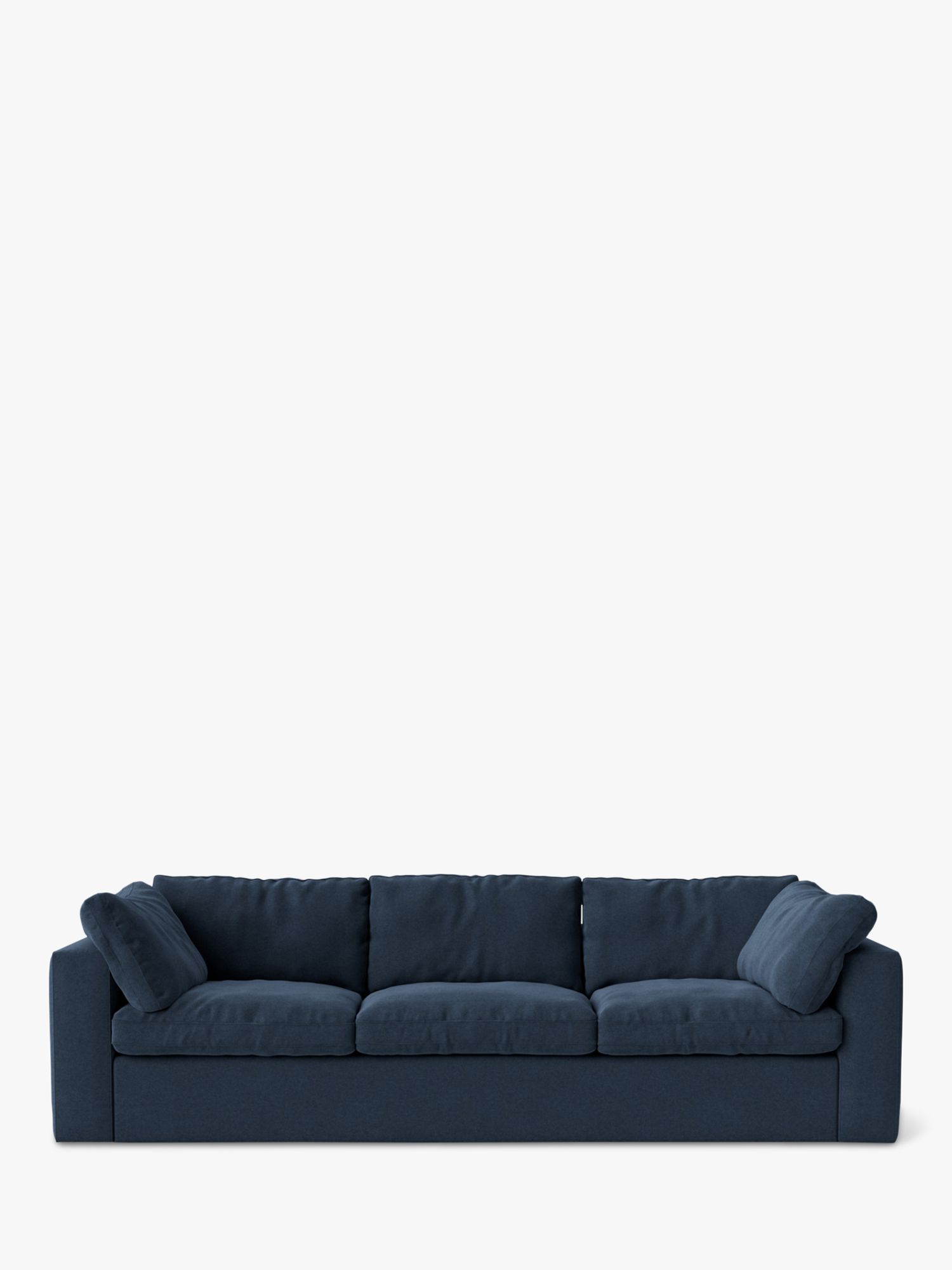 Seattle Range, Swoon Seattle Large 3 Seater Sofa, Smart Wool Indigo