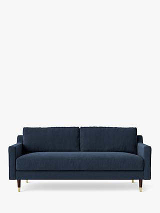 Rieti Range, Swoon Rieti Medium 2 Seater Sofa, Smart Wool Indigo