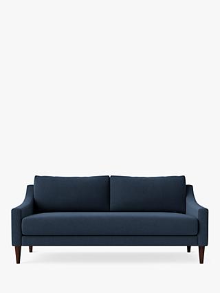 Turin Range, Swoon Turin Medium 2 Seater Sofa, Smart Wool Indigo