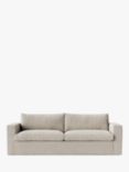 Swoon Evesham Large 3 Seater Sofa Bed, House Weave Chalk