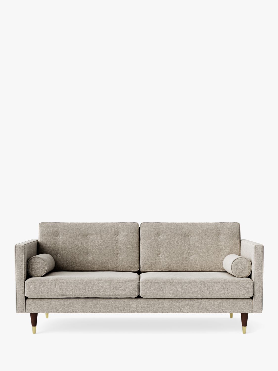Photo of Swoon porto medium 2 seater sofa dark leg