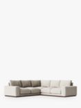 Swoon Denver Grand 5 Seater Corner Sofa, House Weave Chalk