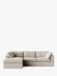 Swoon Seattle Grand 4 Seater LHF Chaise End Sofa, House Weave Chalk