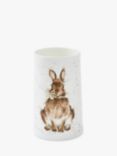 Wrendale Designs Rabbit Fine Bone China Vase, 17cm, White/Multi