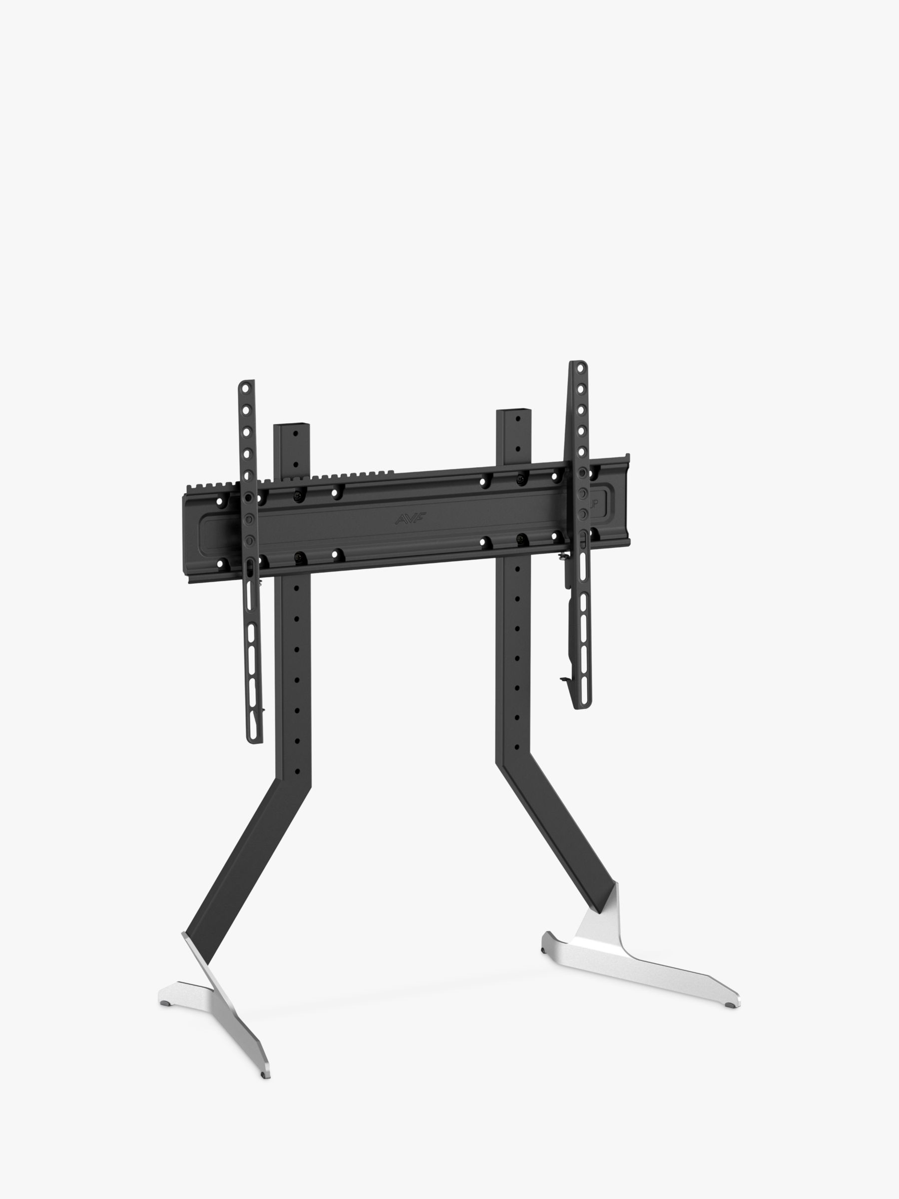 Photo of Avf qb600s replacement tv stand with bracket for tvs from 55” to 100” black/silver
