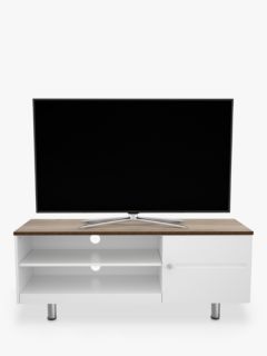 AVF Whitesands 1200 TV Stand for TVs up to 60”, Oak White
