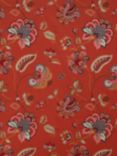 Colefax and Fowler Ashlar Cotton Blend Furnishing Fabric, Red