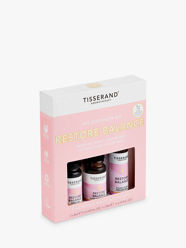 Tisserand Aromatherapy Restore Balance Discovery Kit Bodycare Gift Set 6