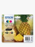 Epson Pineapple 604 Inkjet Printer Cartridge Multipack, Pack of 4