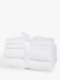 John Lewis Quick Dry 4 Piece Towel Bale, White