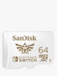 SanDisk microSDXC Card for Nintendo Switch, UHS-1, Class 10, up to 100MB/s Read Speed, 64GB
