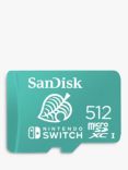SanDisk microSDXC Card for Nintendo Switch, UHS-1, Class 10, up to 100MB/s Read Speed, 512GB