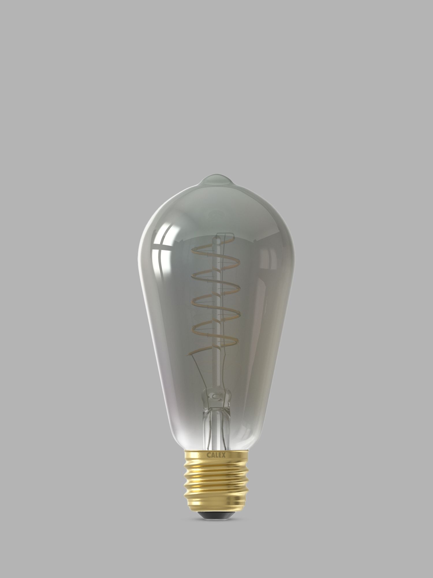 Photo of Calex 4w es led curly filament dimmable bulb titanium