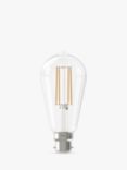 Calex 3.5W BC LED Dimmable ST64 Bulb, Clear