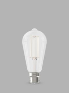 Calex 3.5W BC LED Dimmable ST64 Bulb, Clear