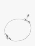 Georg Jensen Cluster Beads Chain Bracelet, Silver