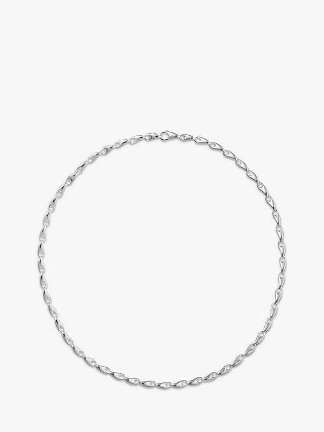 Georg Jensen Organic Links Chain Necklace, Silver