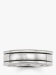 THOMAS SABO Blackened Sterling Silver Band Ring, Silver