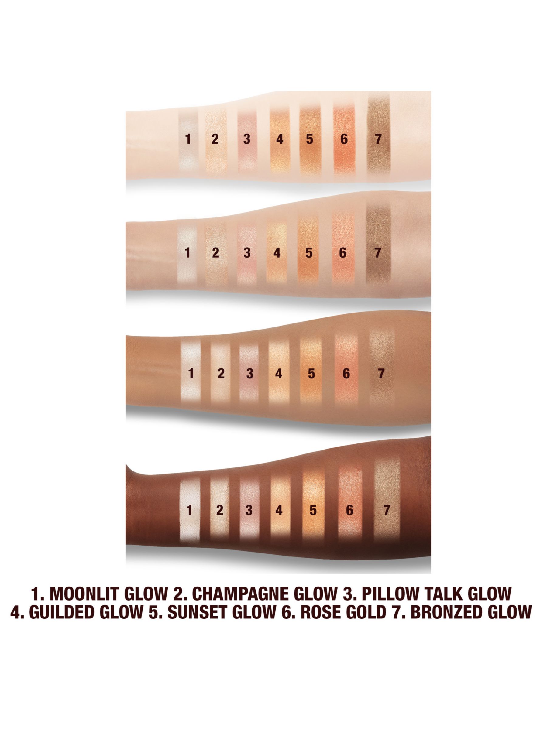 Charlotte Tilbury Hollywood Glow Glide Face Architect Highlighter, Gilded Glow 4