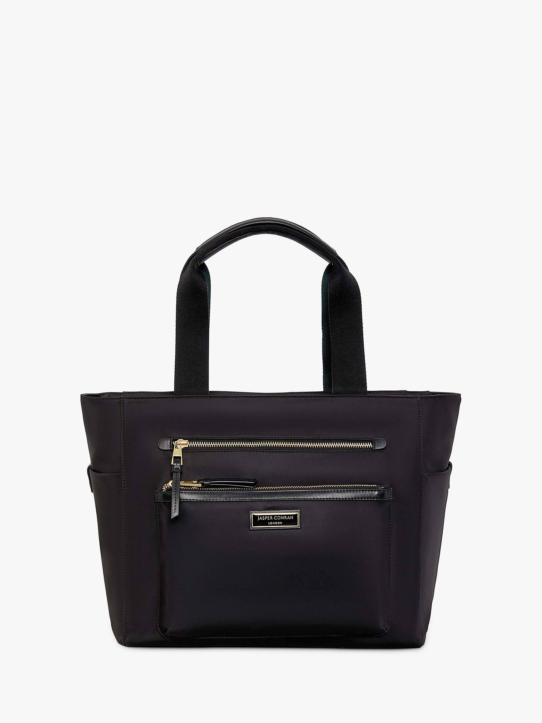 Buy Jasper Conran Carmen Tote Bag, Black Online at johnlewis.com