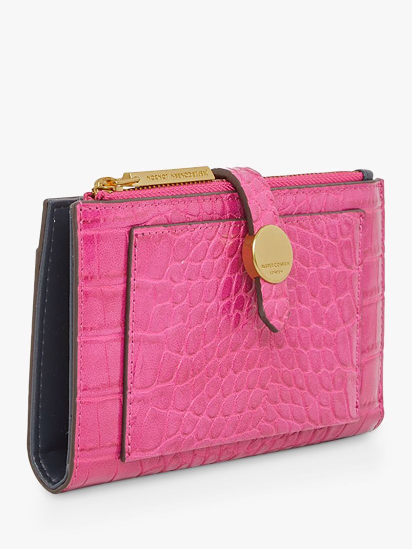 Jasper Conran Celeste Faux Leather Purse, Pink at John Lewis & Partners