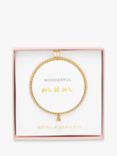 Estella Bartlett Sienna Wonderful Mum Bracelet, Gold