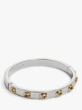 Coach Signature C Motif Bangle, Silver/Gold