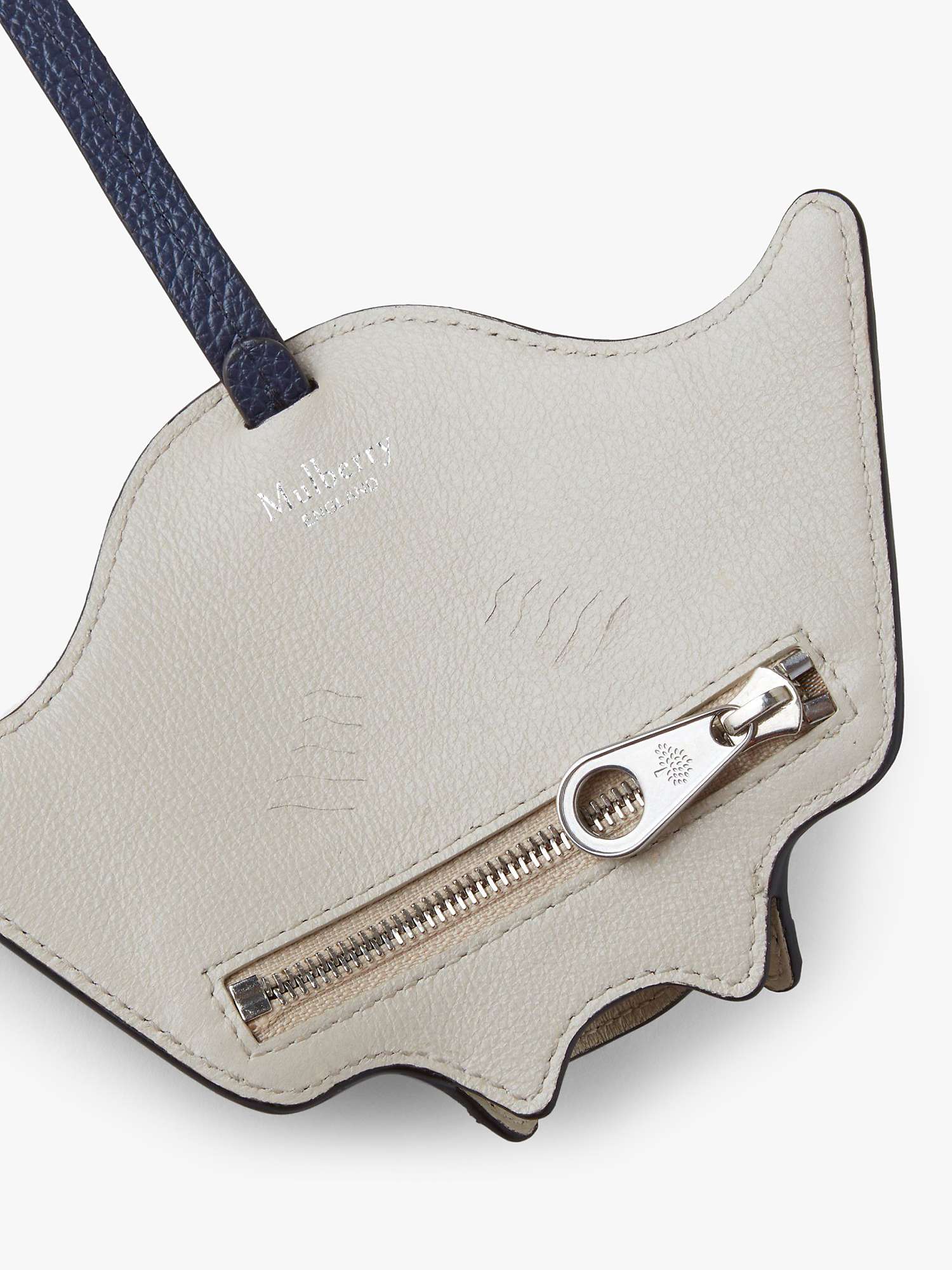 Buy Mulberry Manta Ray Leather Keyring Online at johnlewis.com
