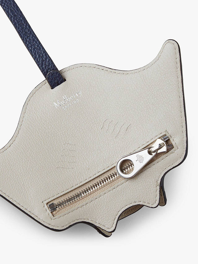 Mulberry Manta Ray Leather Keyring