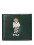 Polo Ralph Lauren Bifold Bear Leather Wallet, New Forest