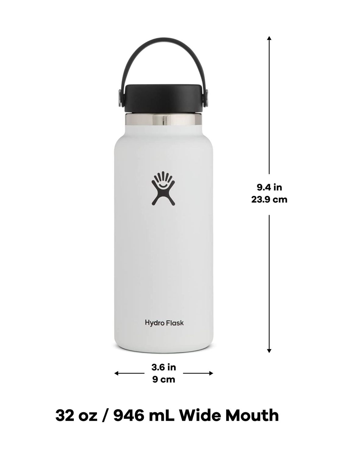 Hydro Flask, Accessories, Hydro Flask 32 Oz Wide Mouth With Flex Straw  Cap Color Is Lupine