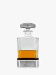 English Pewter Company Manhattan Rectangular Decanter, 650ml