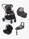 Joie Baby Versatrax Pushchair, Ramble XL Carrycot, iJemini Car Seat and i-Base Advance Bundle, Shale