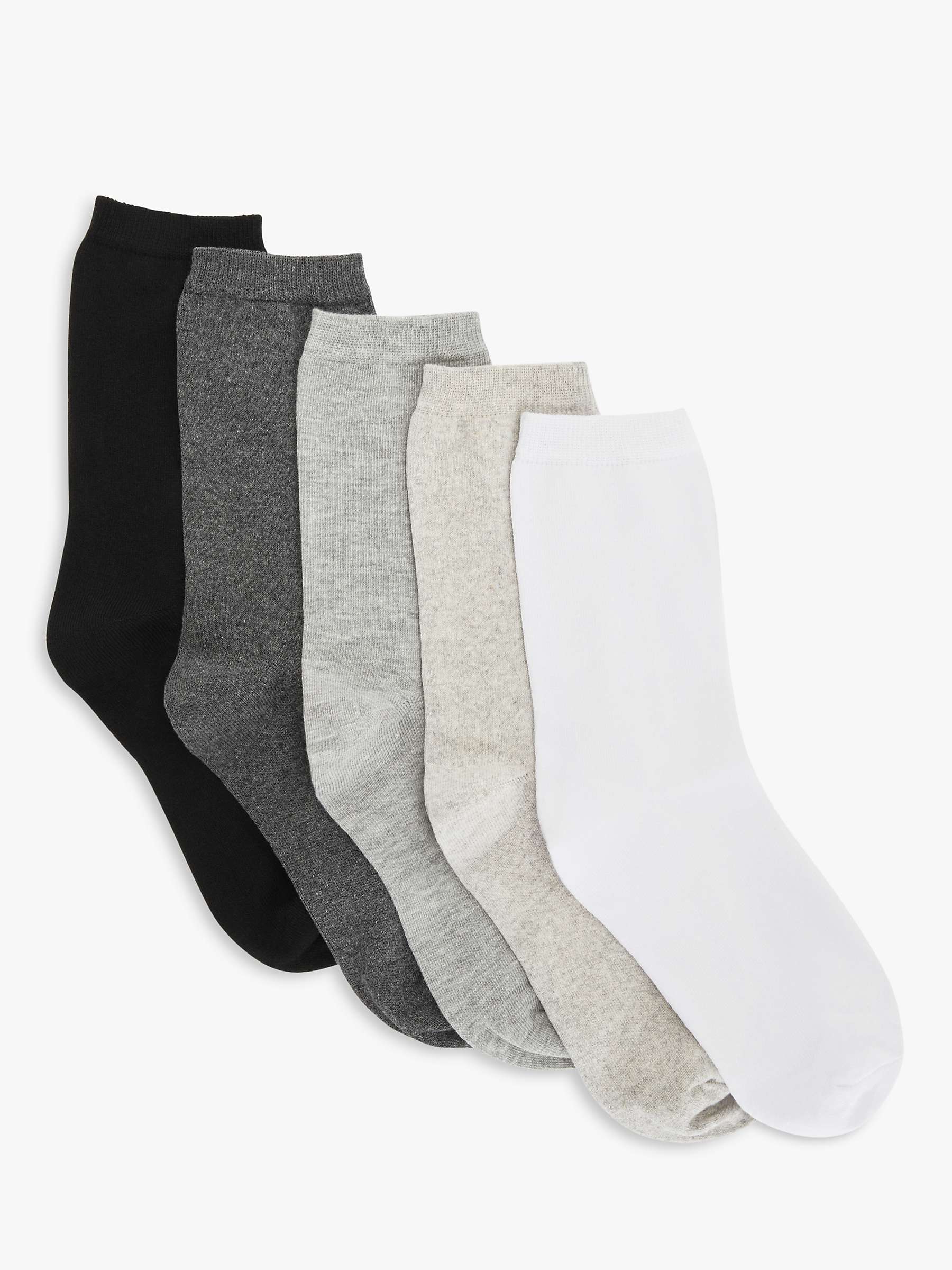 Buy John Lewis Ankle Socks, Pack of 5, Multi Online at johnlewis.com