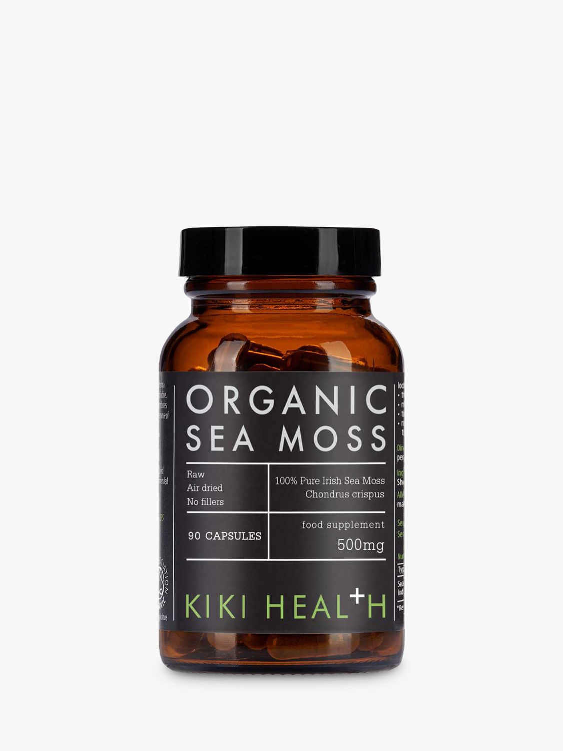 KIKI Health Organic Irish Sea Moss, 90 Vegicaps 1