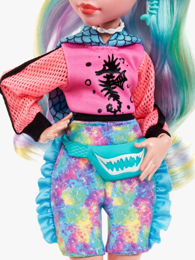 Barbie Doll Clothes Inspired By Roxy, Complete Look with 2 Accessories,  Tie-Dye Roxy T-Shirt, Pink Skirt, Fanny Pack & Sunglasses, Gift for Kids 3  to 8 Years Old 