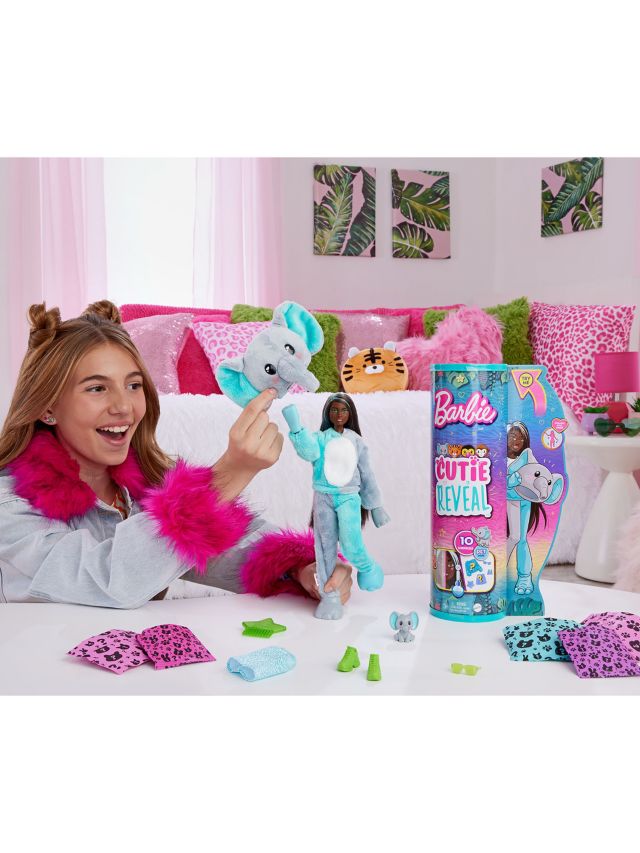 Barbie Cutie Reveal Chelsea Doll Jungle Series - Elephant