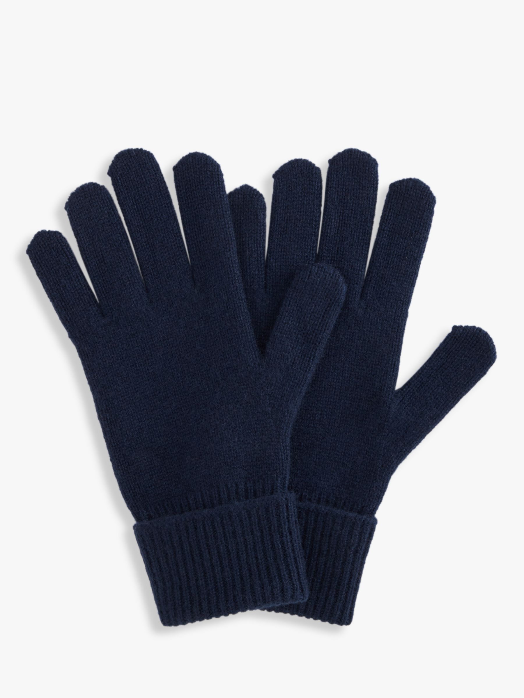 John Lewis Cashmere Gloves, Navy