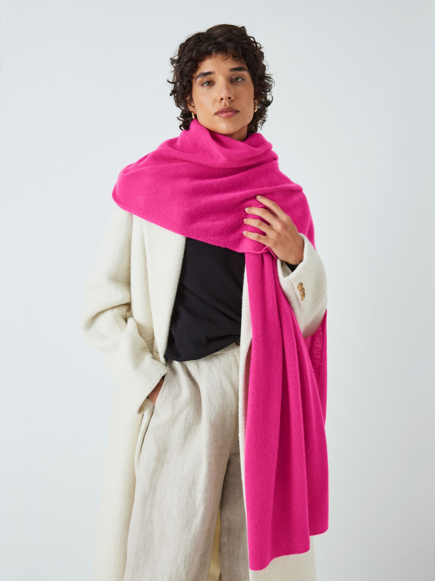 See Design Cotton Scarf Wall Pink/Red