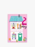 Laura Darrington Design Mouse in House 2nd Birthday Card