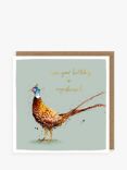 Louise Mulgrew Designs Pheasant Birthday Card
