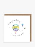 Louise Mulgrew Designs Balloons Leaving Card