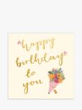 Woodmansterne Mixed Bunch of Flowers Birthday Card
