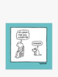 Woodmansterne Dog Thought Bubble Blank Greeting Card