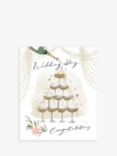 Woodmansterne Champagne Tower Wedding Card