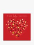 Woodmansterne Hearts Ruby Anniversary Card