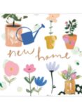 Woodmansterne Flower Pots New Home Card